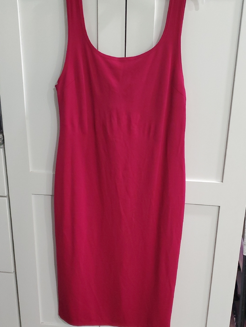 Popular Basics Hot Pink Sleeveless Dress